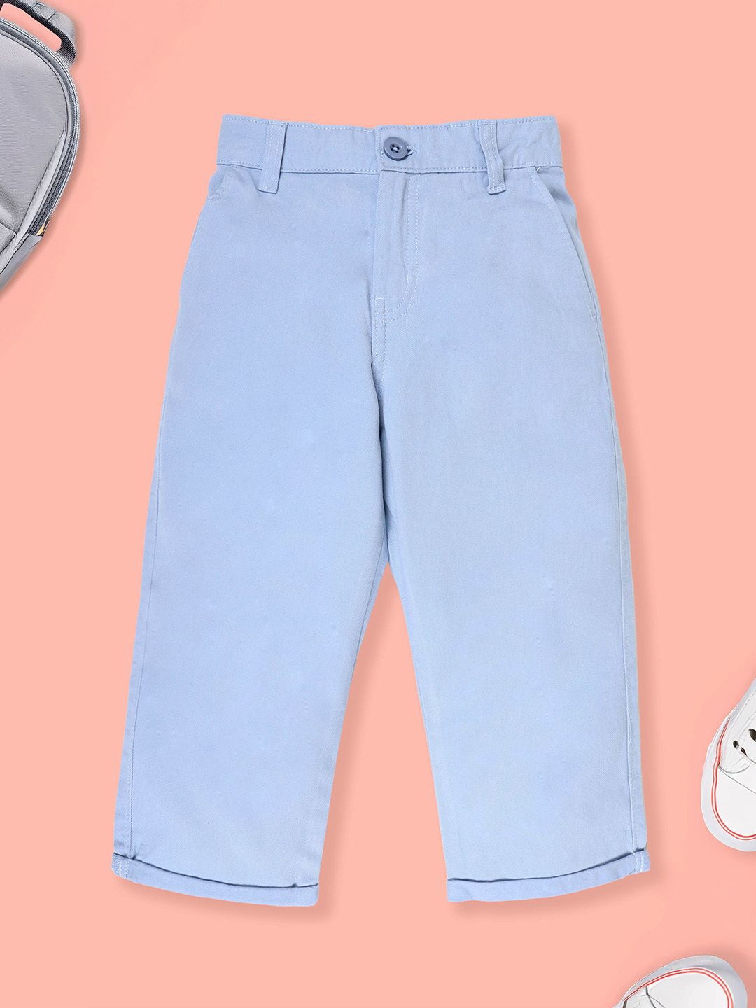 KiddoPanti Boy Comfort Cotton Mid-Rise Regular Fit Chinos