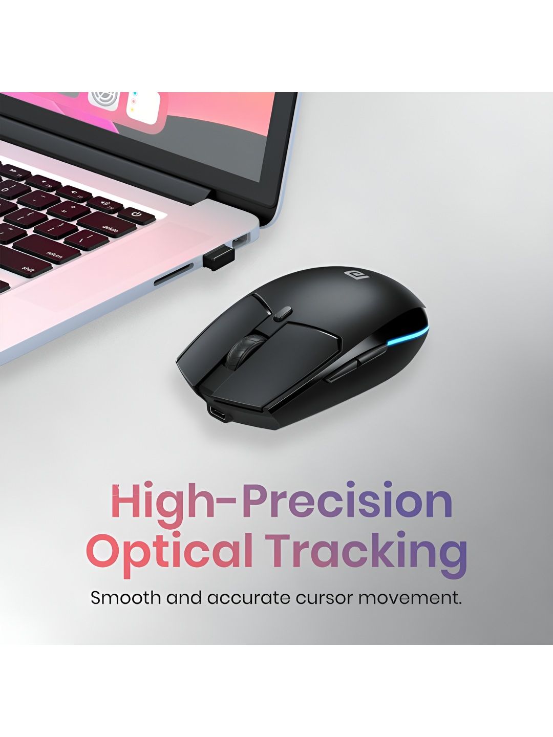 Buy Portronics Toad 36 Wireless Mouse 2.4GHz Rechargeable 6