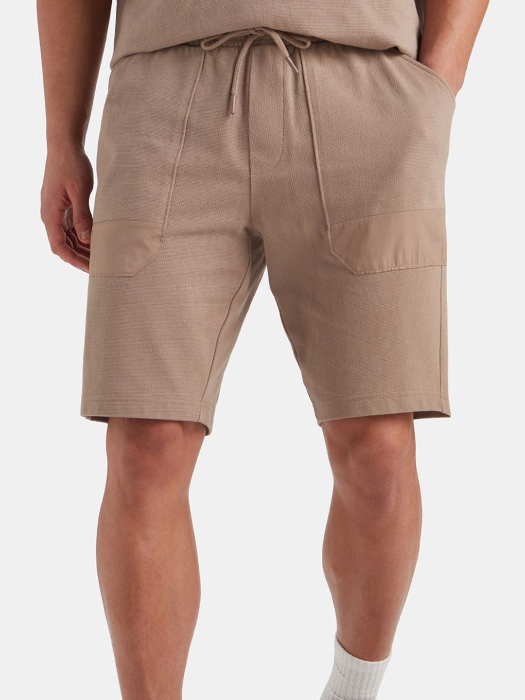 Buy Jockey Groove Men Super Combed Cotton Textured Knit Shorts