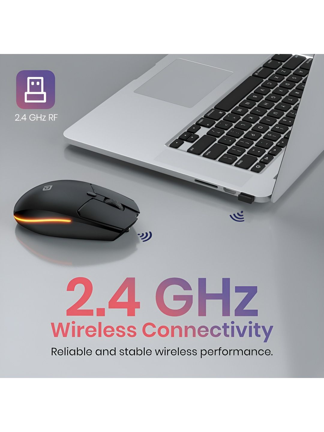 Buy Portronics Toad 36 Wireless Mouse 2.4GHz Rechargeable 6