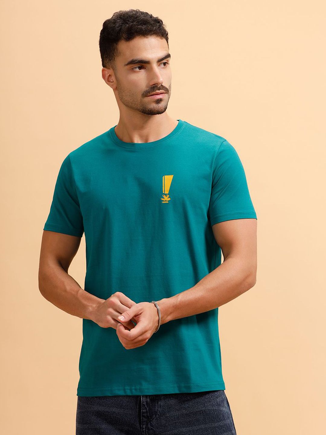 WROGN WROGN Round Neck Short Sleeves T-shirt