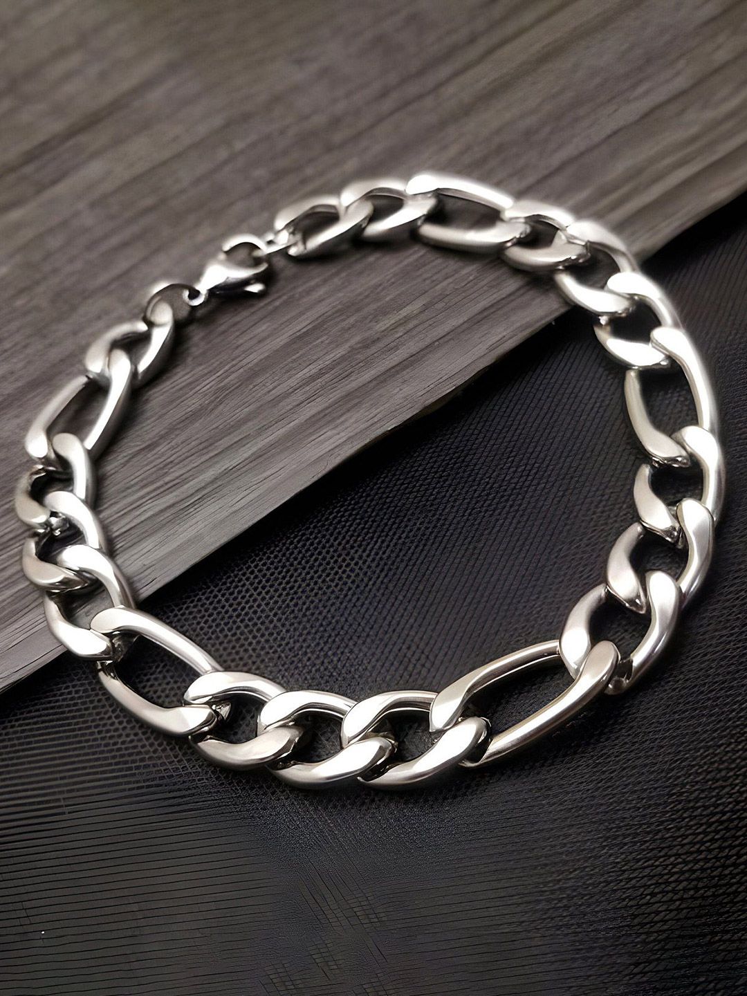 Minprice Men Stainless Steel Link Bracelet