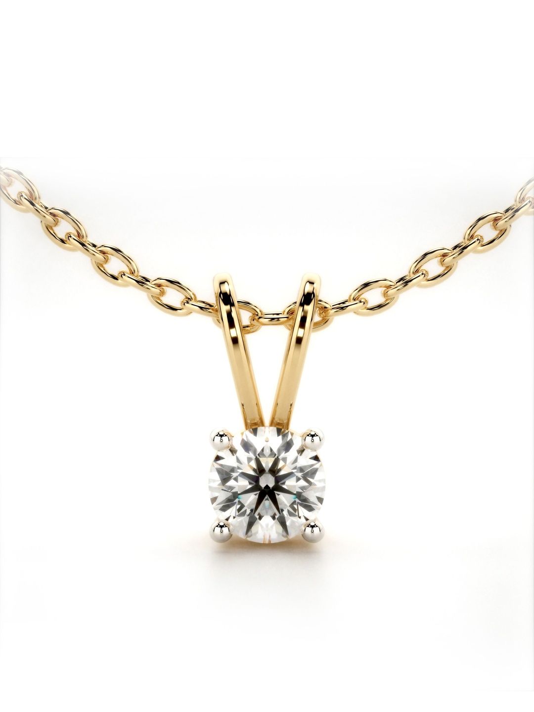 VALANOVA Hallmarked 18k Yellow Gold & Certified Lab Grown Diamond 0.50cts Vsp0001r050