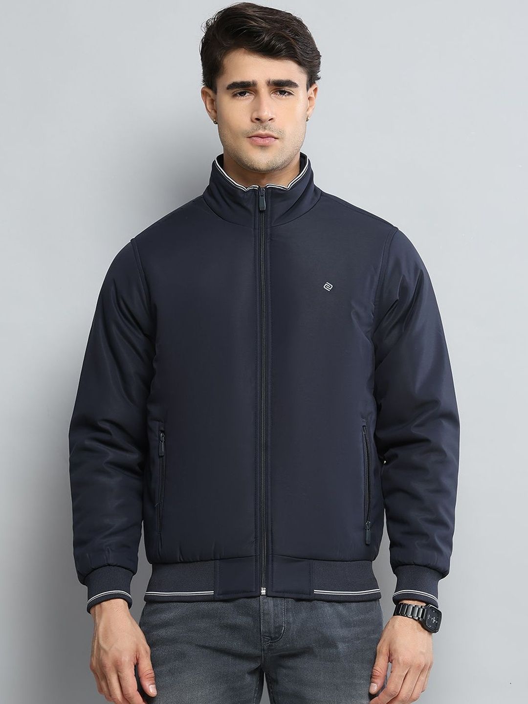 Cloak & Decker Men Lightweight Bomber Jacket