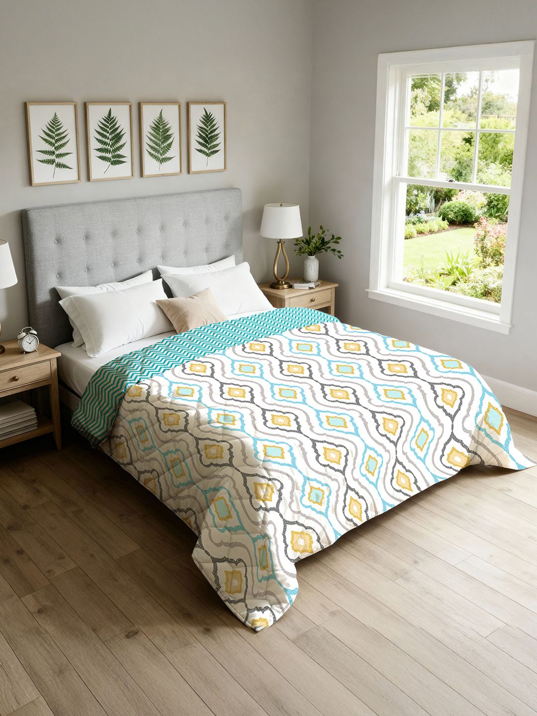 URBAN SPACE URBAN SPACE Geometric Print AC Room Double Bed Blanket
