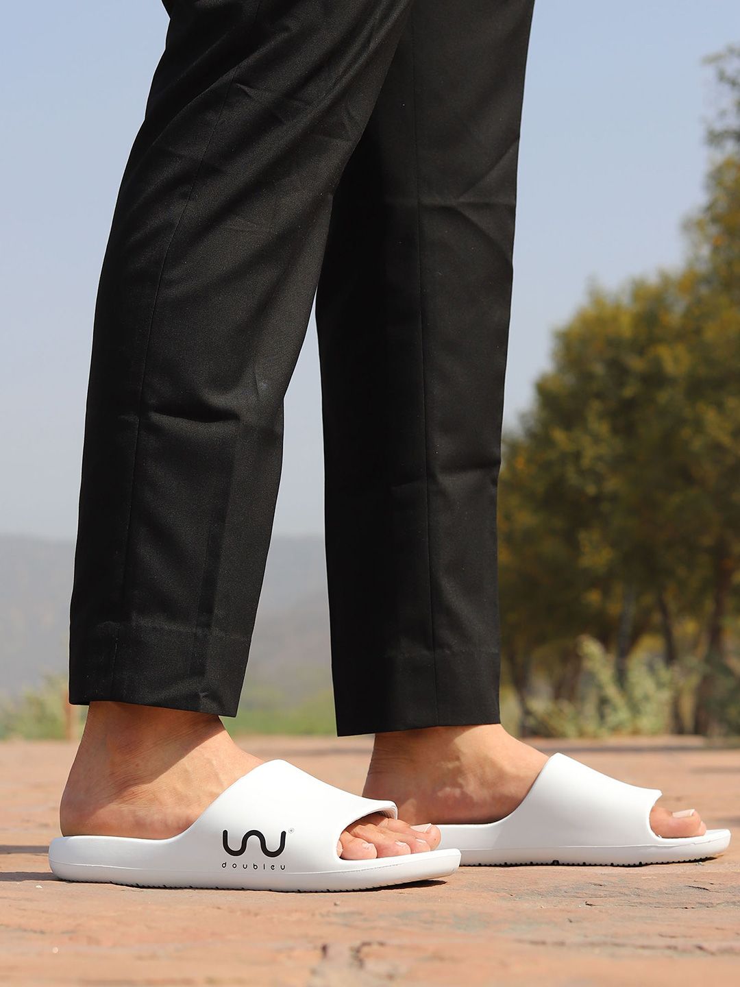 Doubleu Men Open Toe EVA Sliders