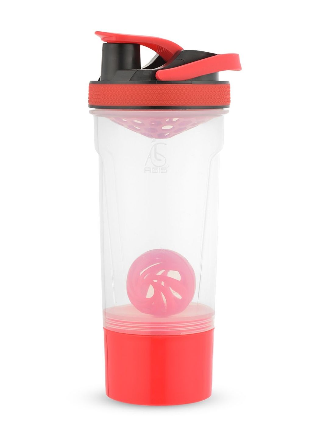 AGIS Red & Black Single Plastic Other Water Bottle