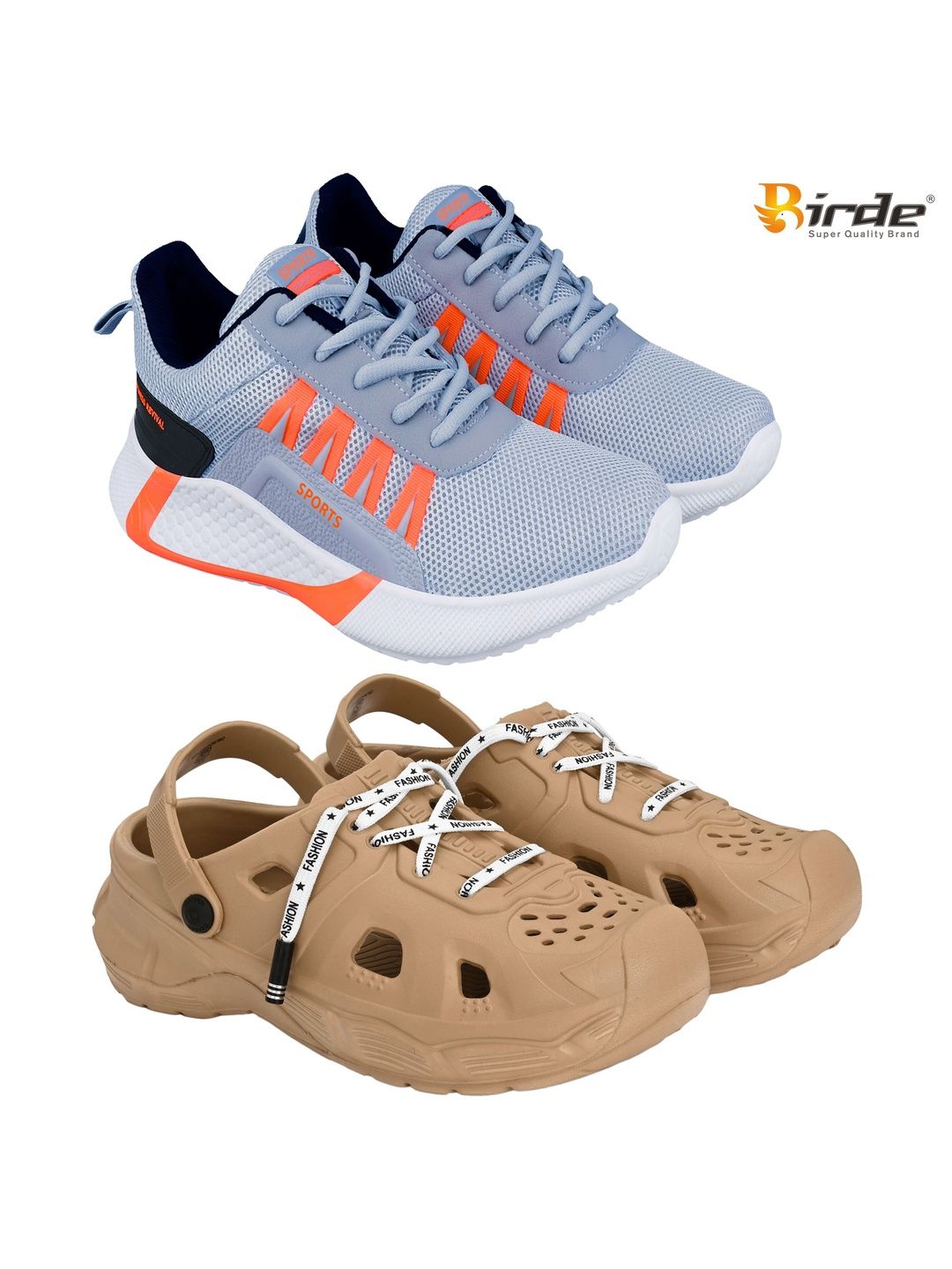 BIRDE Men Mesh Running Non-Marking Shoes