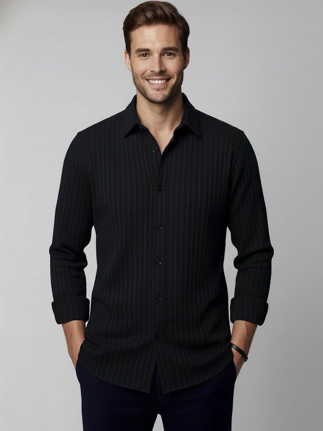 OQUENT Men Standard Casual Shirt
