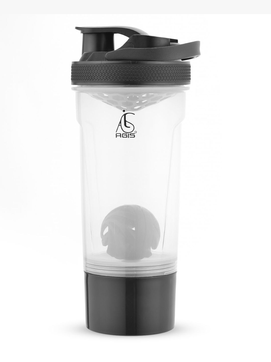 AGIS Black & Transparent Single Plastic Other Water Bottle