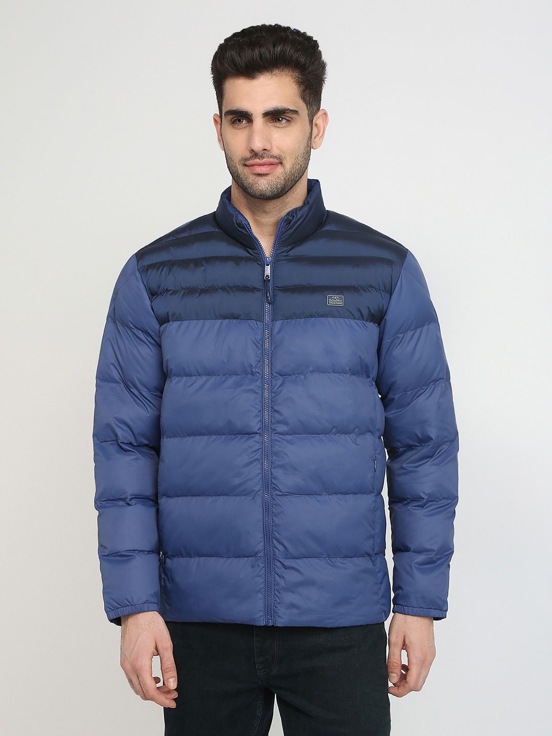 ColorPlus Mock Collar Puffer Jacket