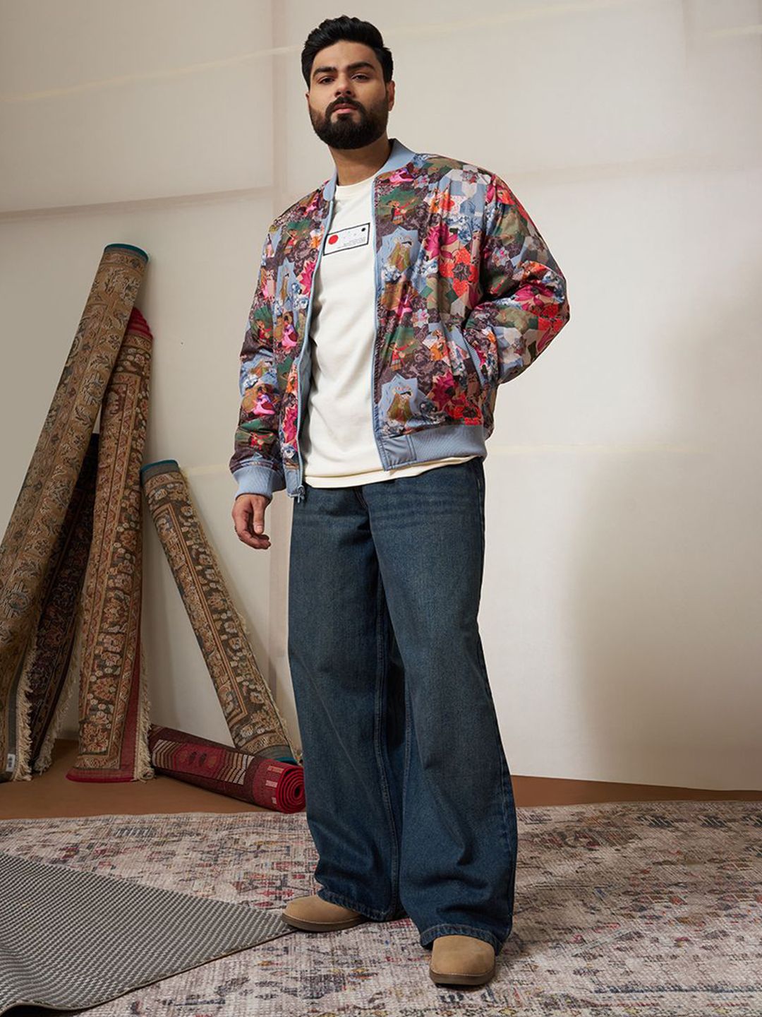 Snitch Multicolour Printed Jacket