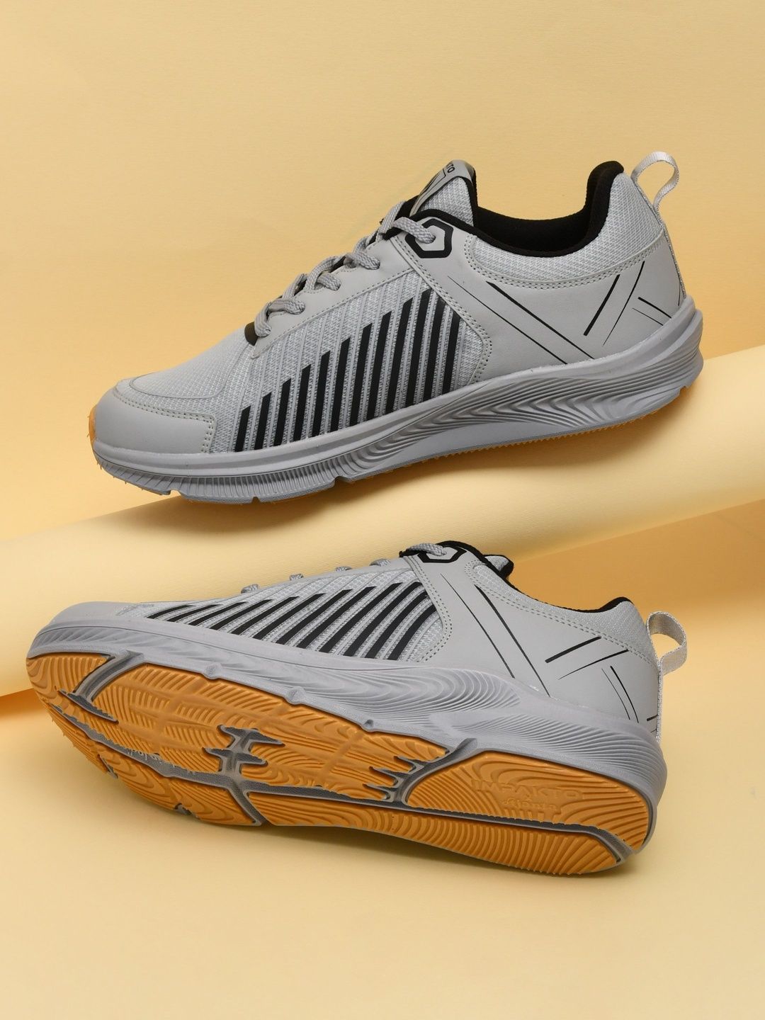 IMPAKTO Men Barefoot Non Marking Sole For Court Games & Sports Training & Running Shoes