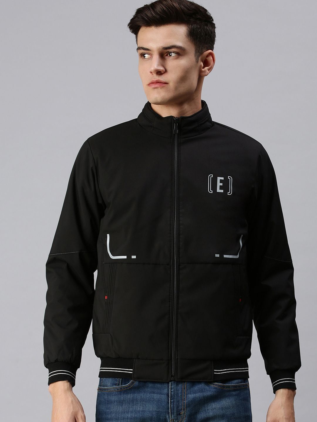 SHOWOFFFF Men Colourblocked Reversible Puffer Jacket