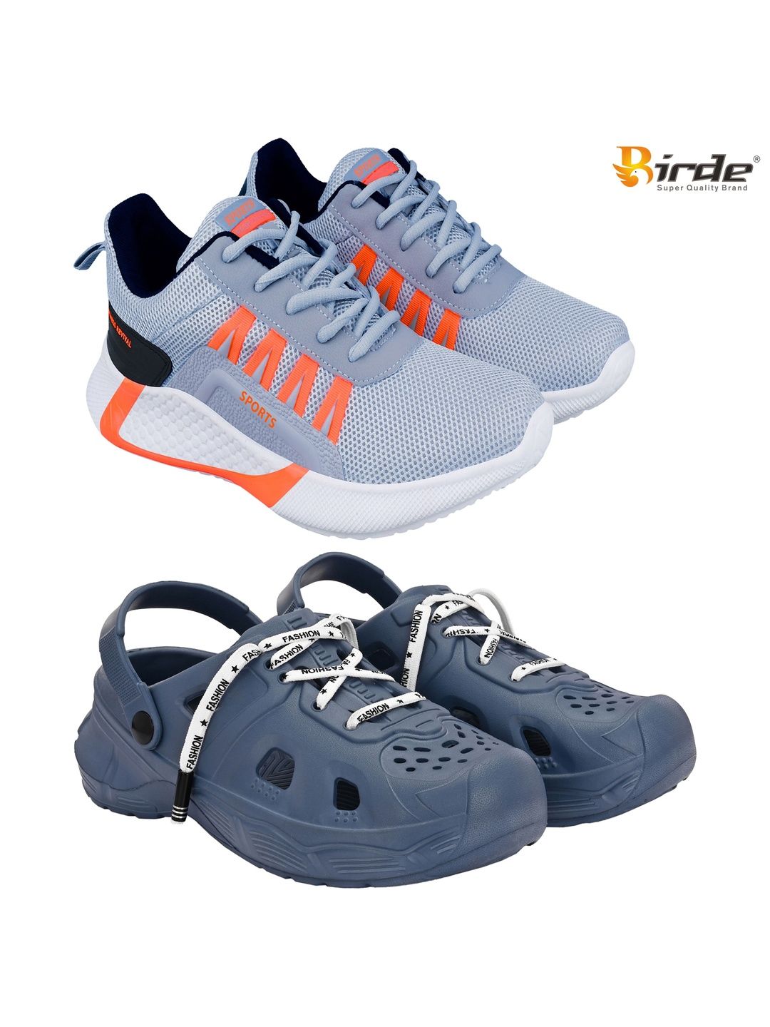 BIRDE Men Mesh Running Non-Marking Shoes