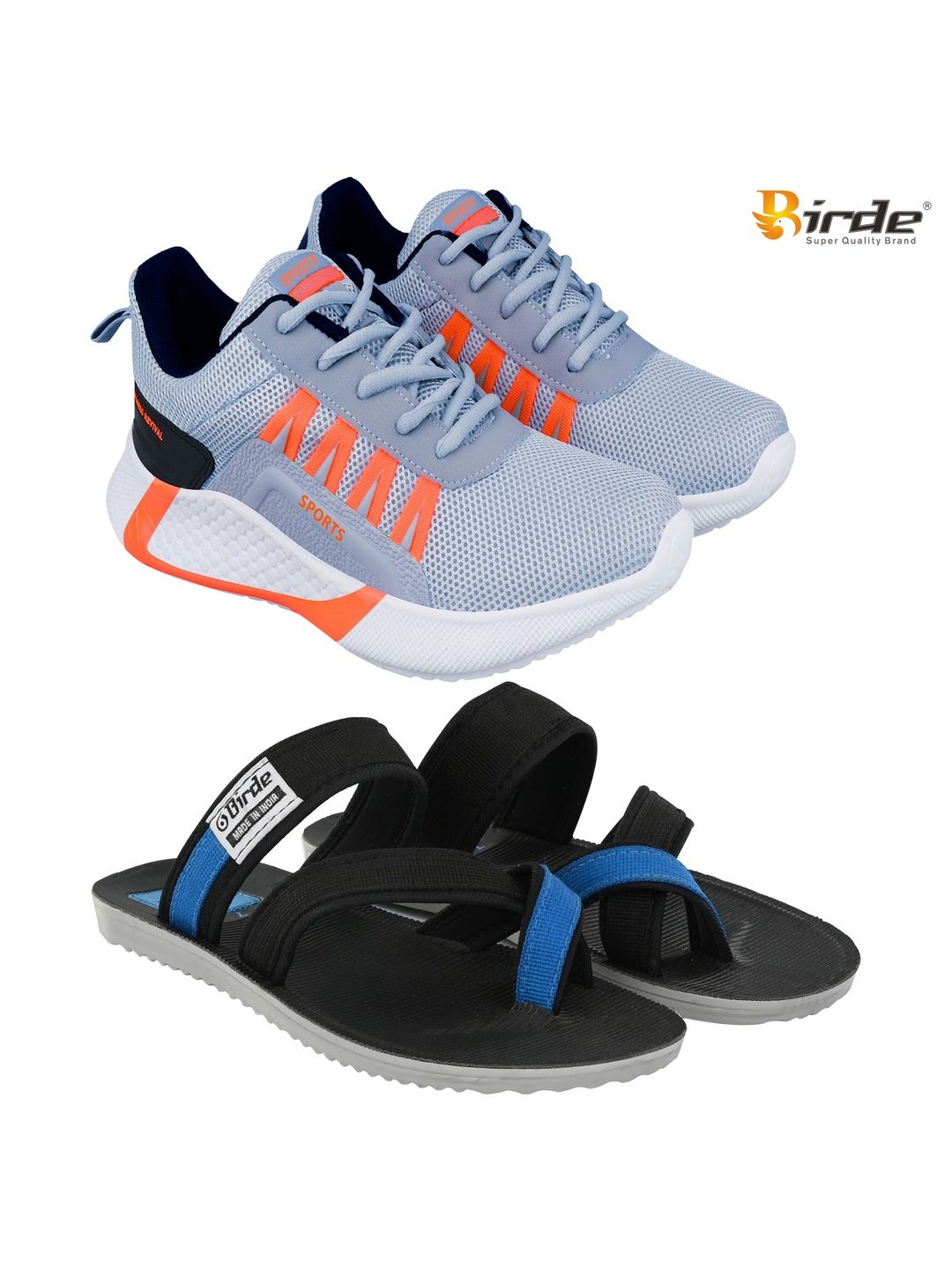 BIRDE Men Mesh Running Non-Marking Shoes