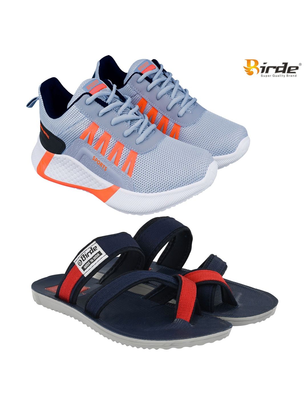 BIRDE Men Mesh Running Non-Marking Shoes