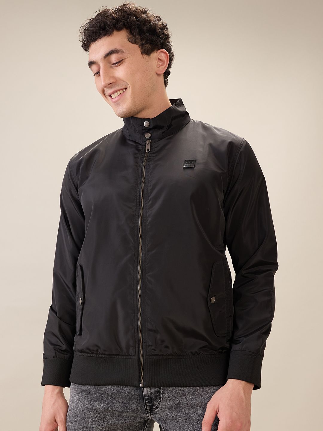 ColorPlus Mock Collar Tailored Jacket