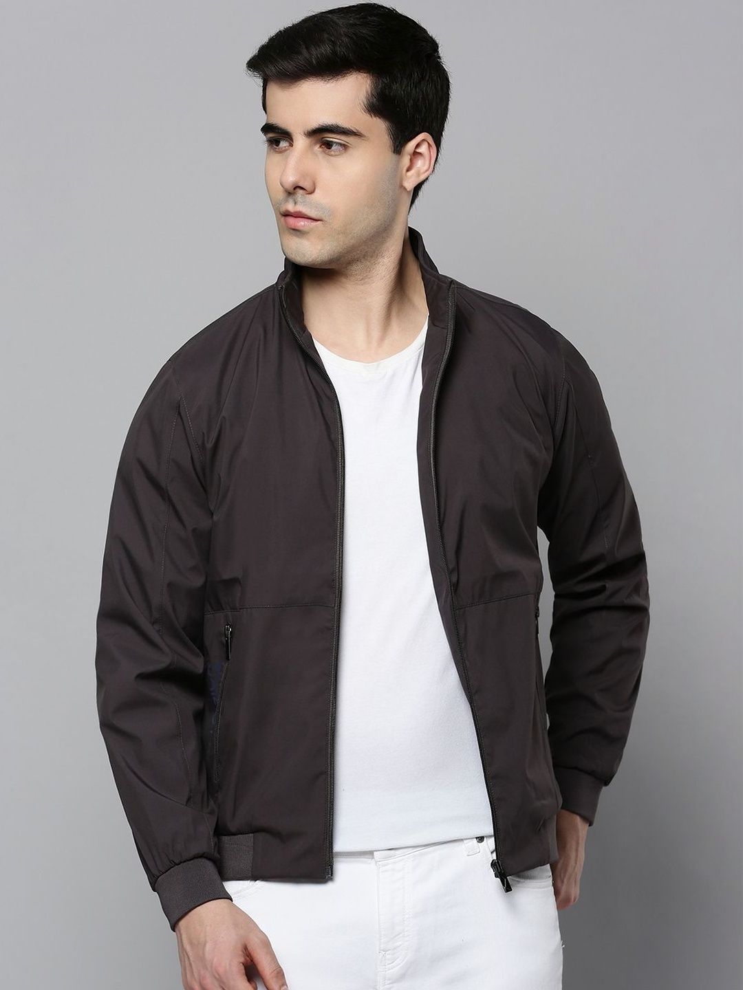 SHOWOFFFF Men Lightweight Bomber Jacket