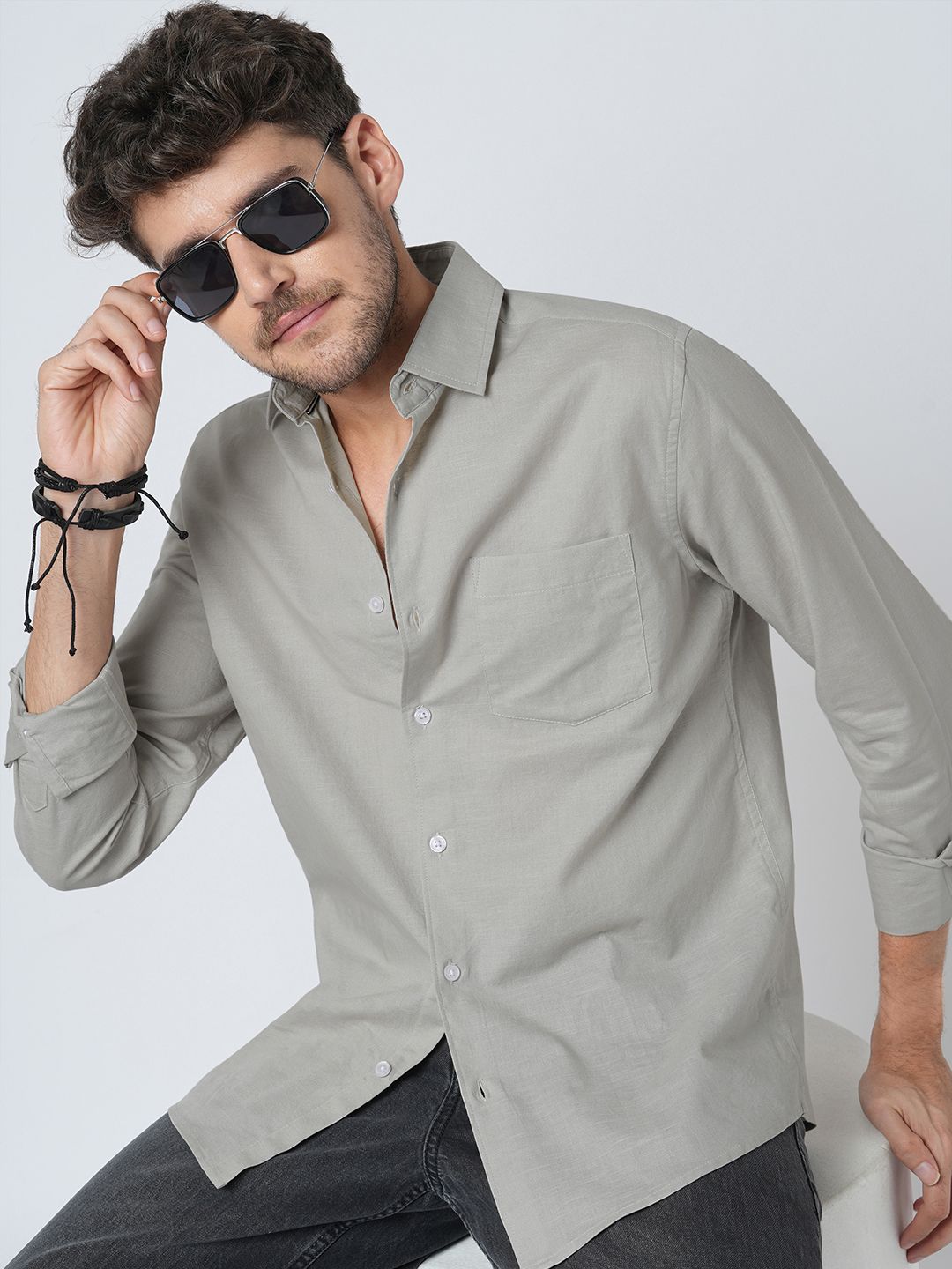 VASTRADO Men Classic Slim Fit Casual Shirt