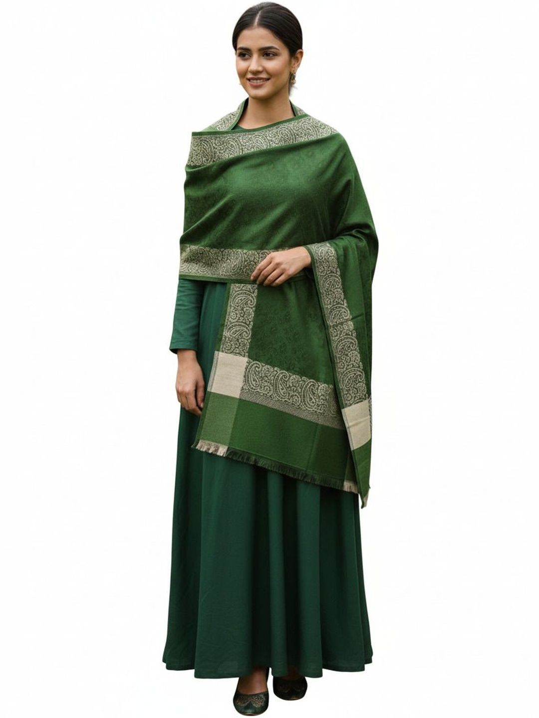 Vrinde Women Abstract Shawl