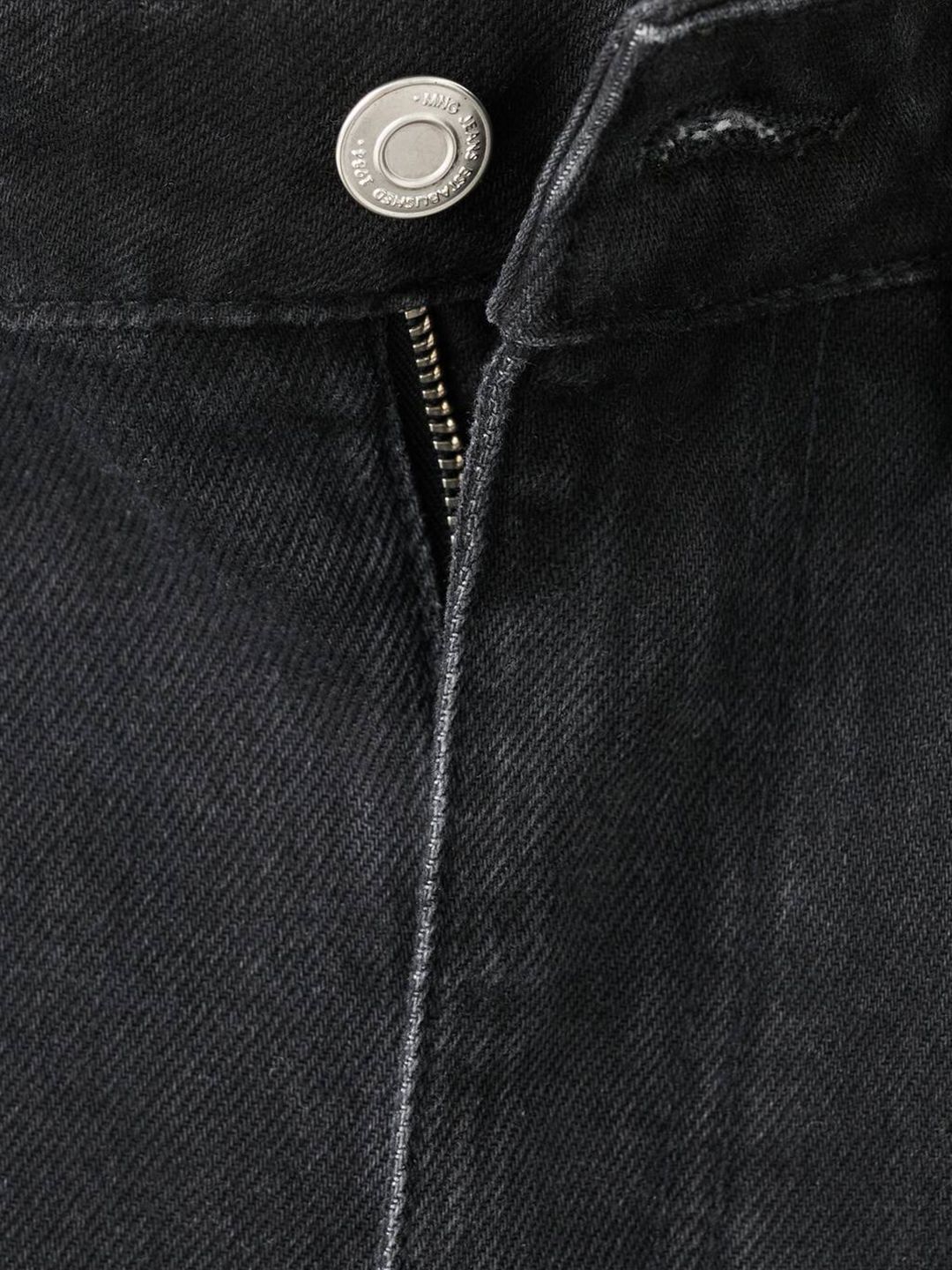 High-Rise Pure Cotton Barrel Fit Jeans