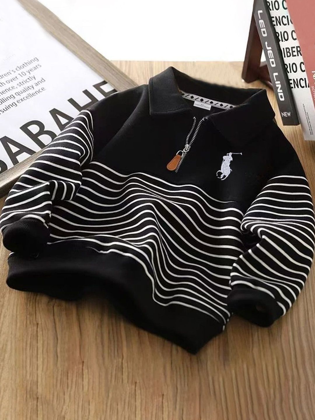 FOREVER FRIDAY Boys Striped Sweatshirt