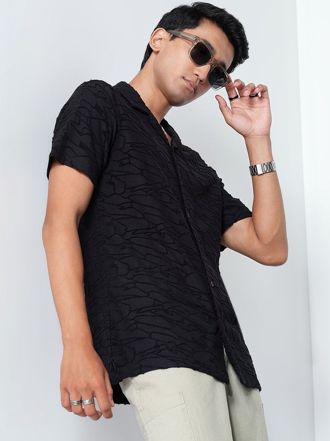 7 Alt by Pantaloons Men Slim Fit Casual Shirt