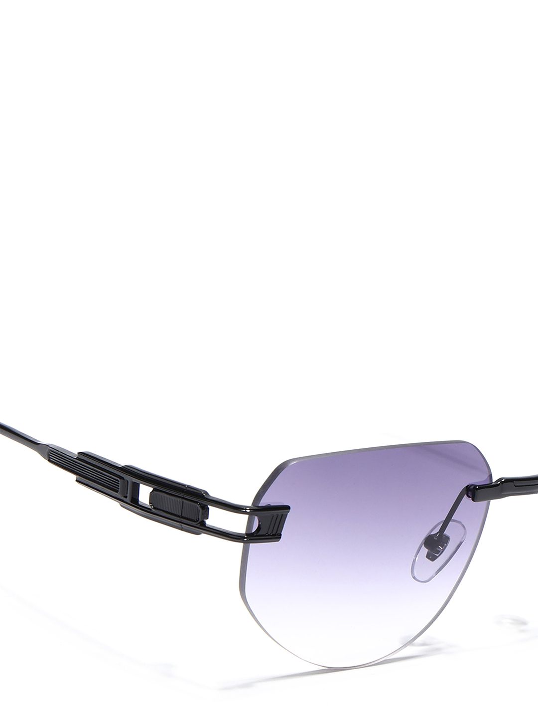 Buy Voyage Unisex Rimless Sunglasses with UV Protected Lens
