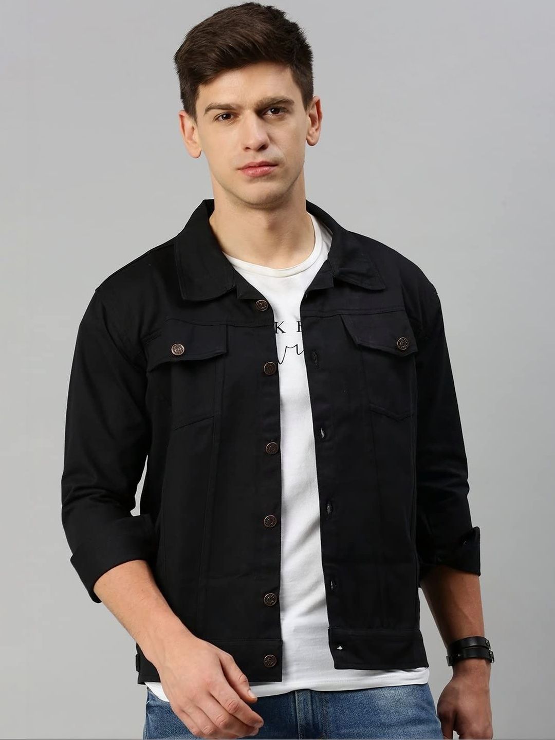 KASHIAN KASHIAN Men Denim Jacket