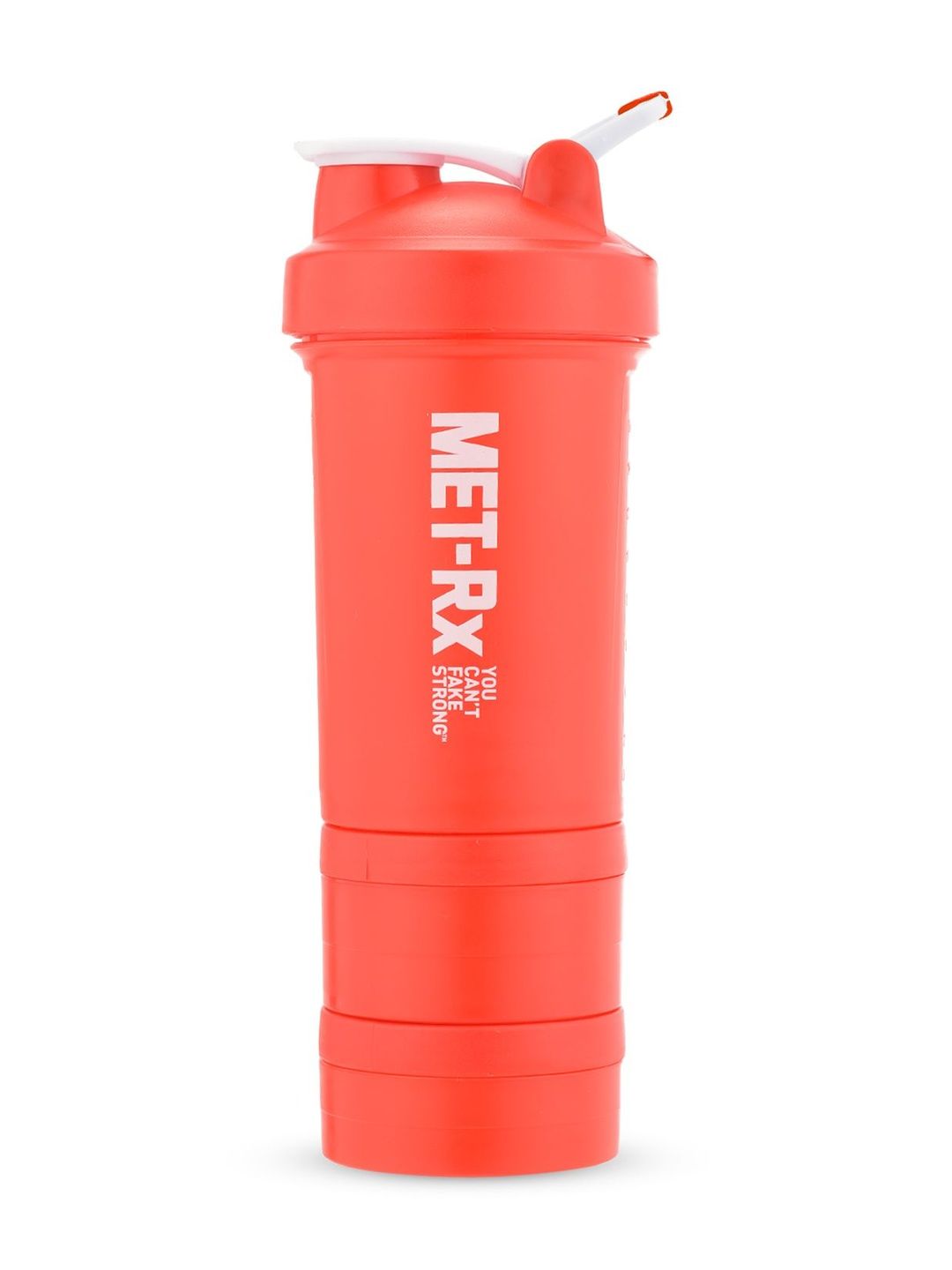 AGIS Red & White Single Plastic Typography Water Bottle