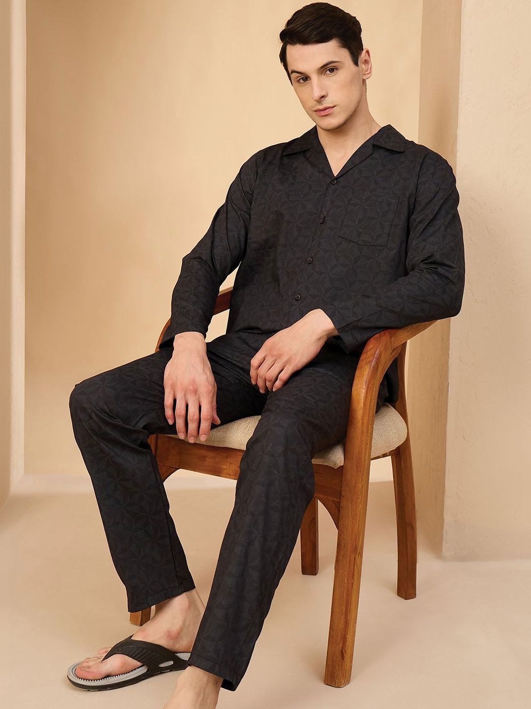 Sweet Dreams Men Printed Night suit