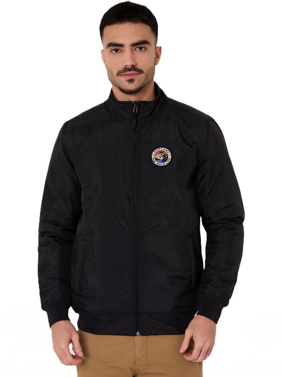 Wildcraft Men Brand Logo Lightweight Bomber Jacket