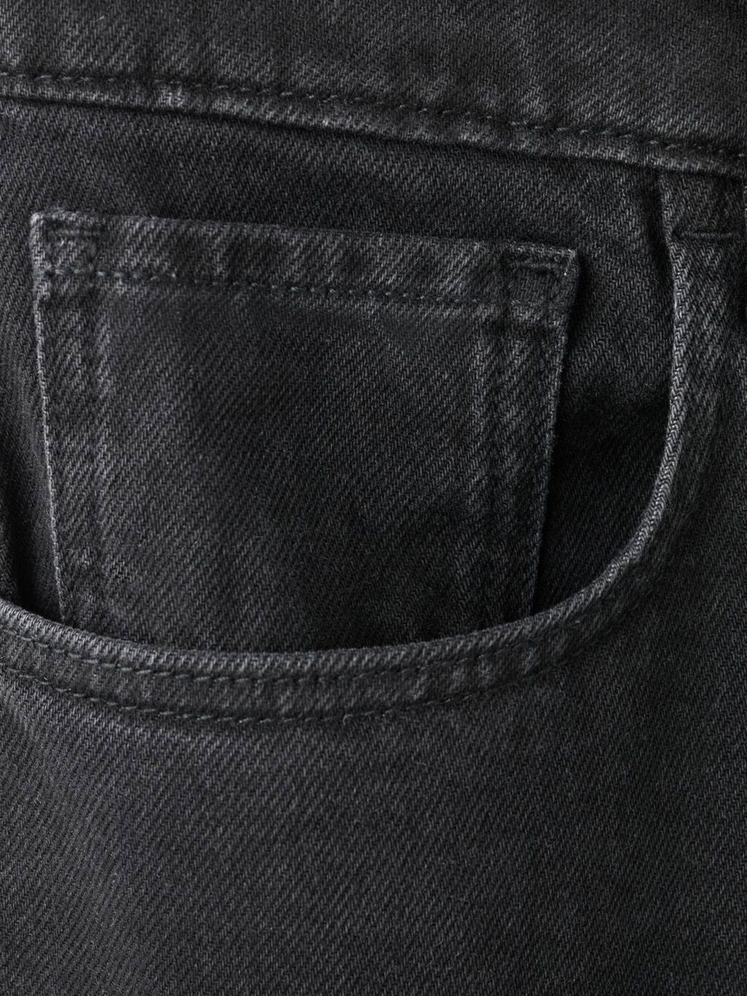 High-Rise Pure Cotton Barrel Fit Jeans