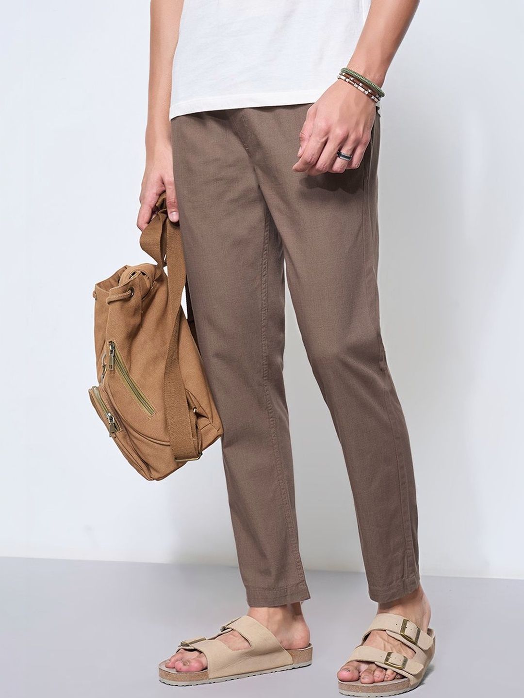 7 Alt by Pantaloons Men Slim Fit Trousers