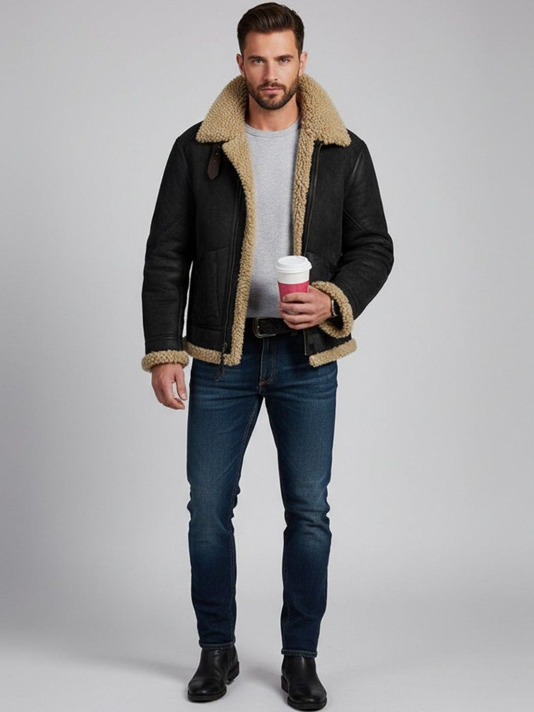 HERE&NOW Men Single-Breasted Jacket