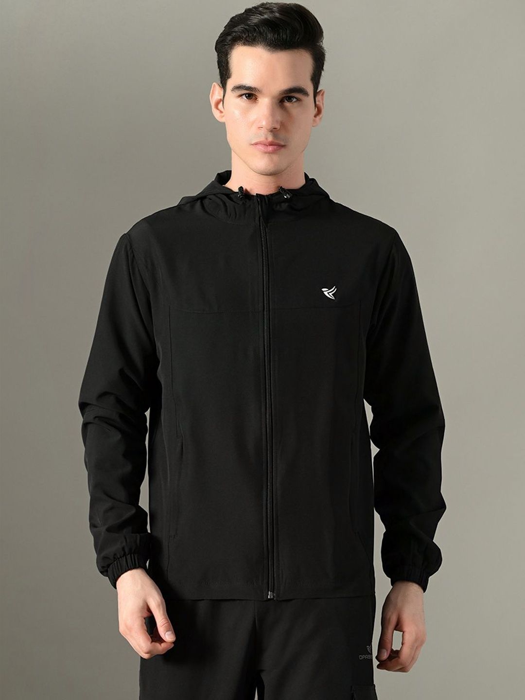 Dpassion Men Brand Logo Lightweight Training or Gym Sporty Jacket