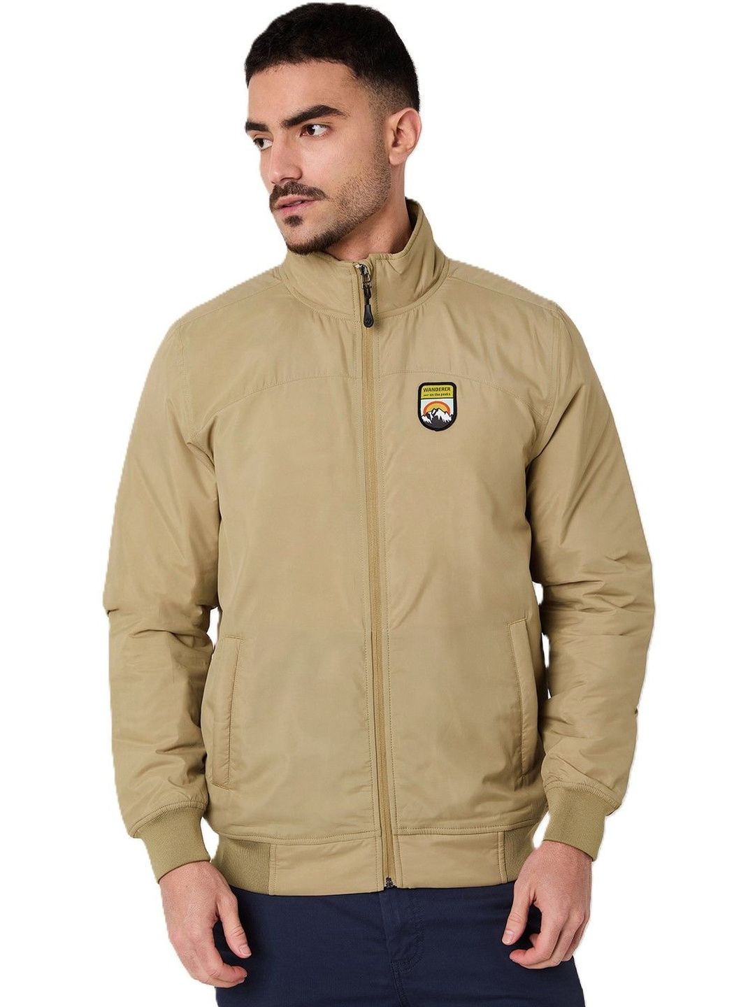 Wildcraft Men Brand Logo Lightweight Bomber Jacket