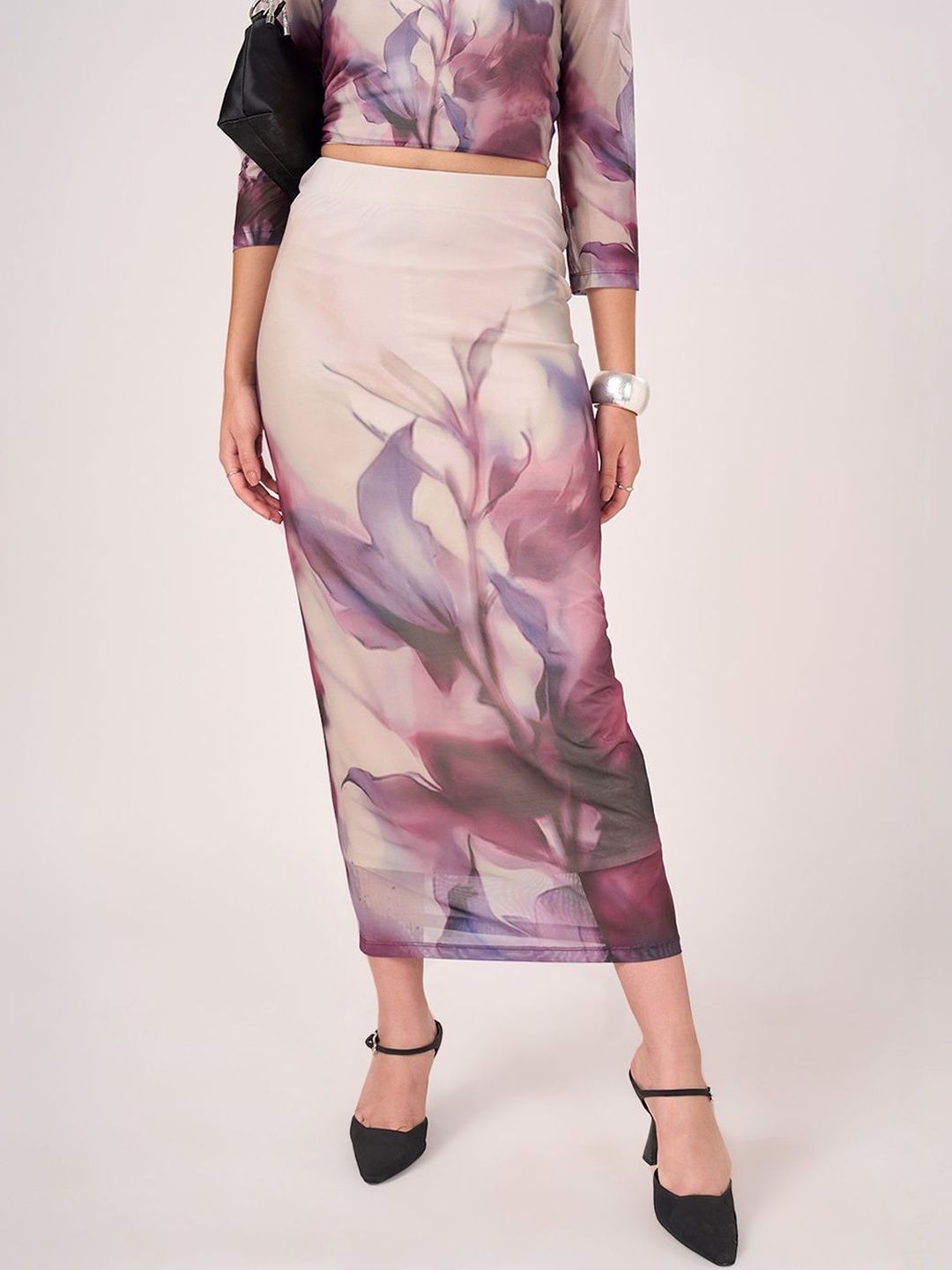 Honey by Pantaloons Printed A-Line Maxi Skirts