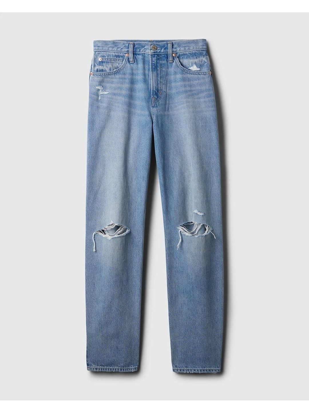 Ripped High Waist Jeans