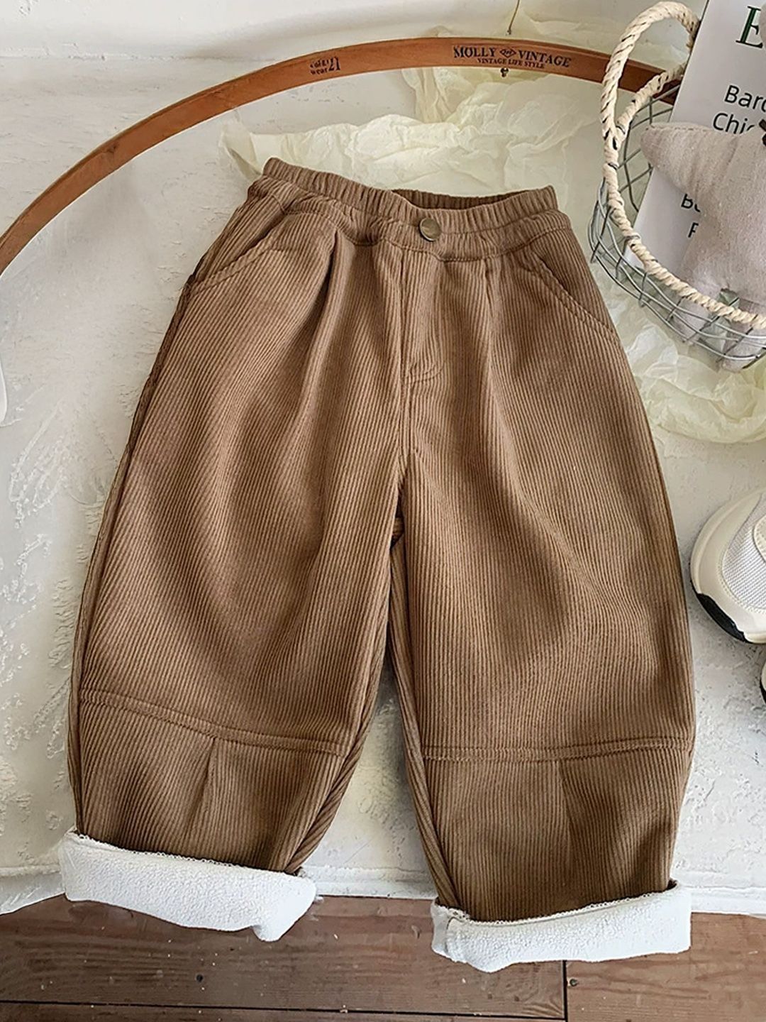 Xsole Boys High-Rise Trousers