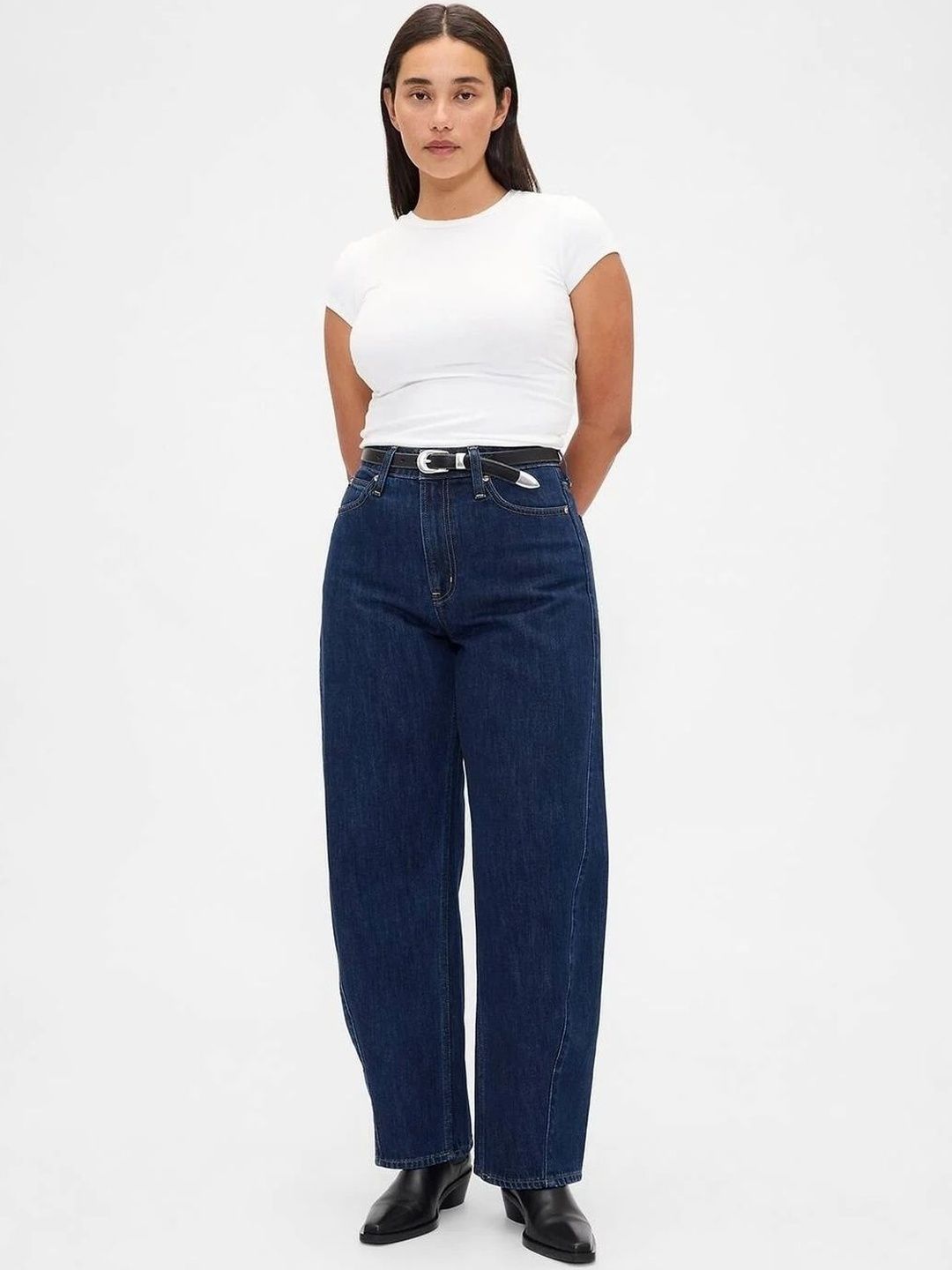 High-Rise No Fade Relaxed Fit Jeans