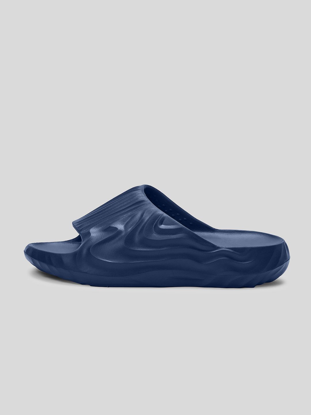 BOLDFIT Men Self Design Open Toe Sliders