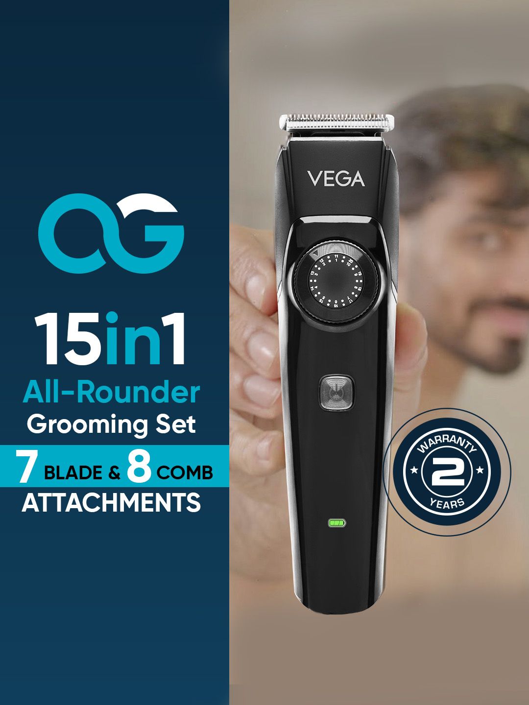 Buy VEGA OG 15 in 1 All Rounder Grooming Set for Men - VHTH-37