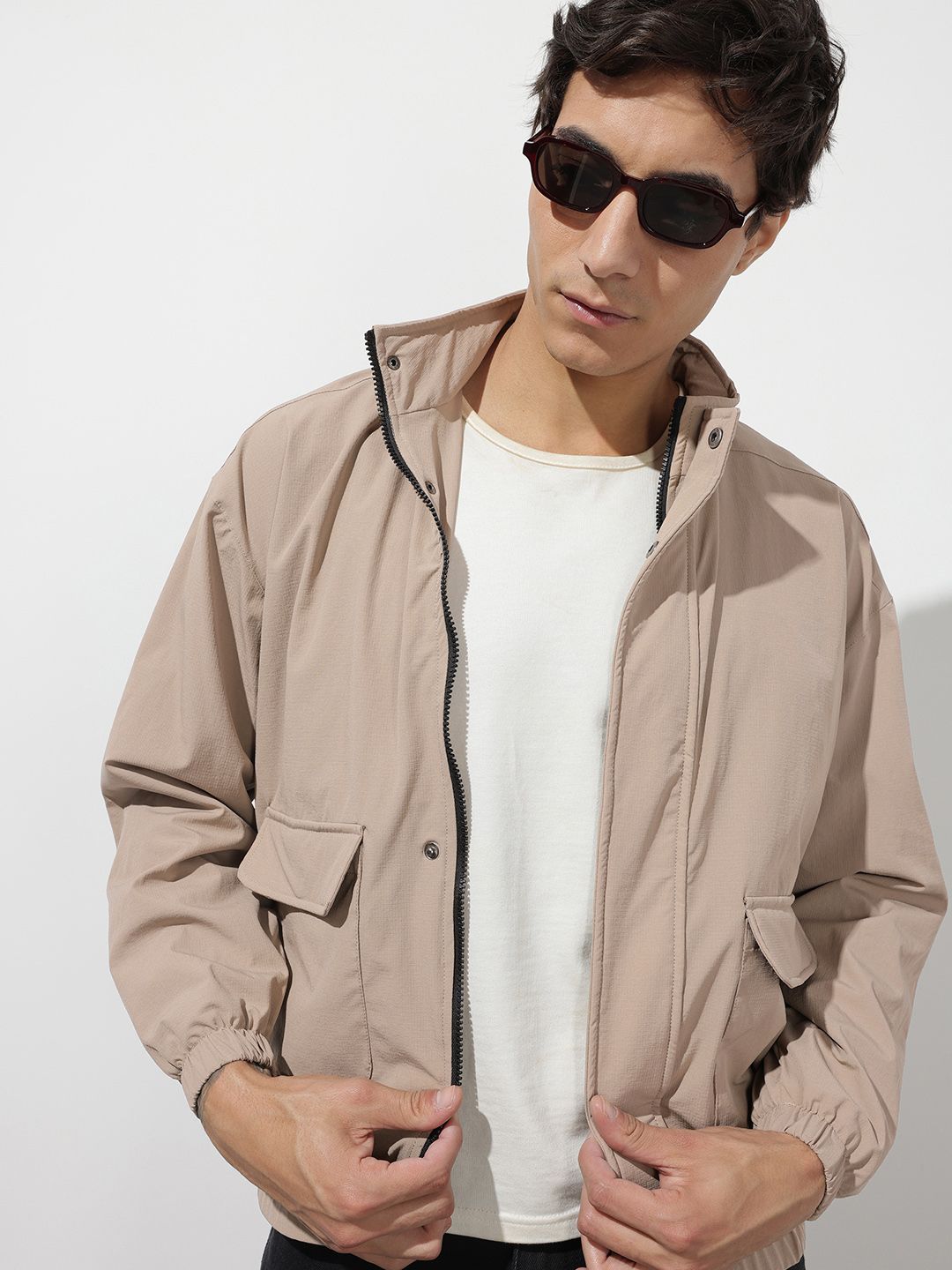 The Roadster Life Co. Stand Collar Sporty Jacket