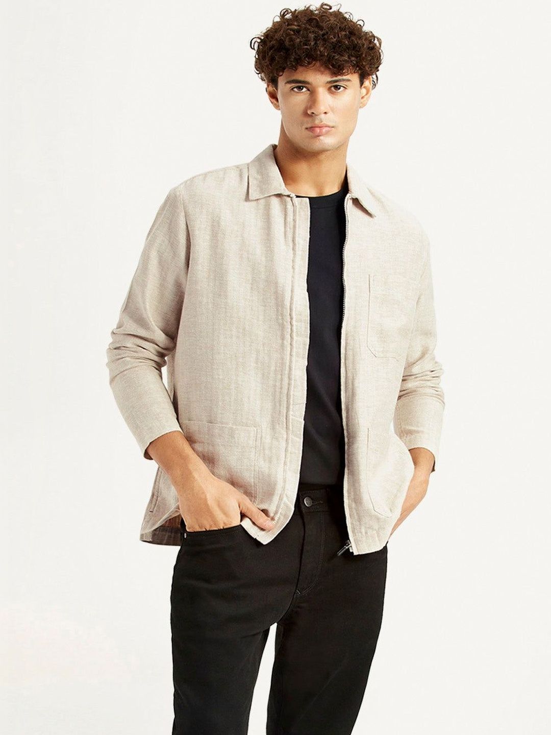 Levis Men Open Front Jacket