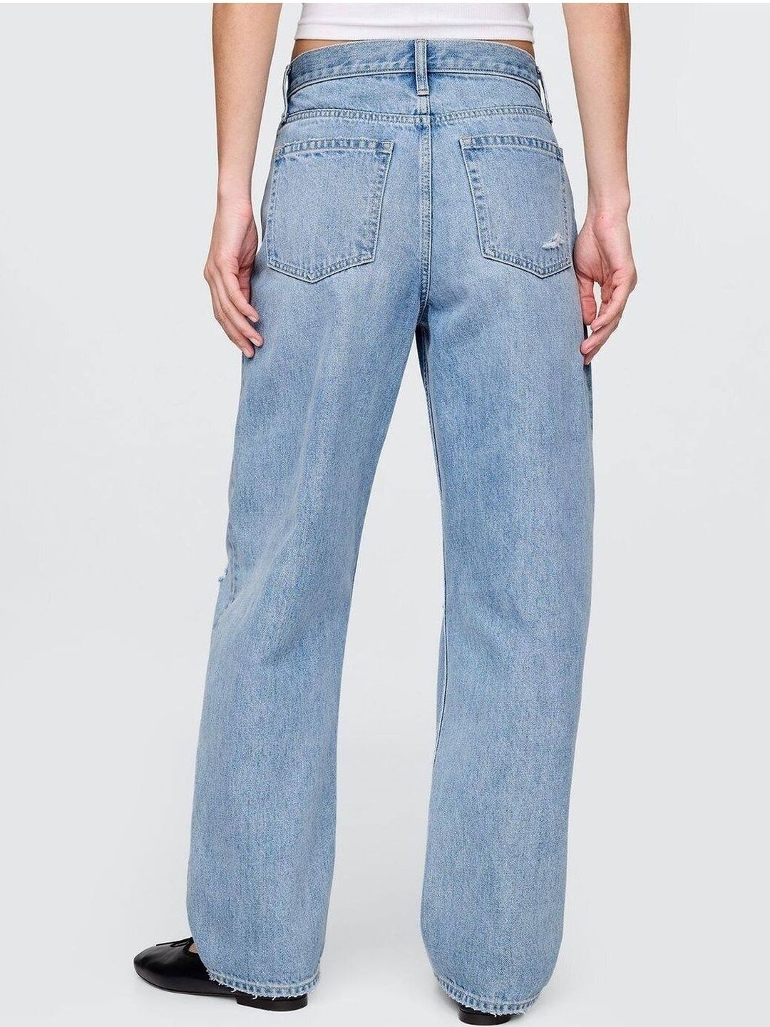 Ripped High Waist Jeans