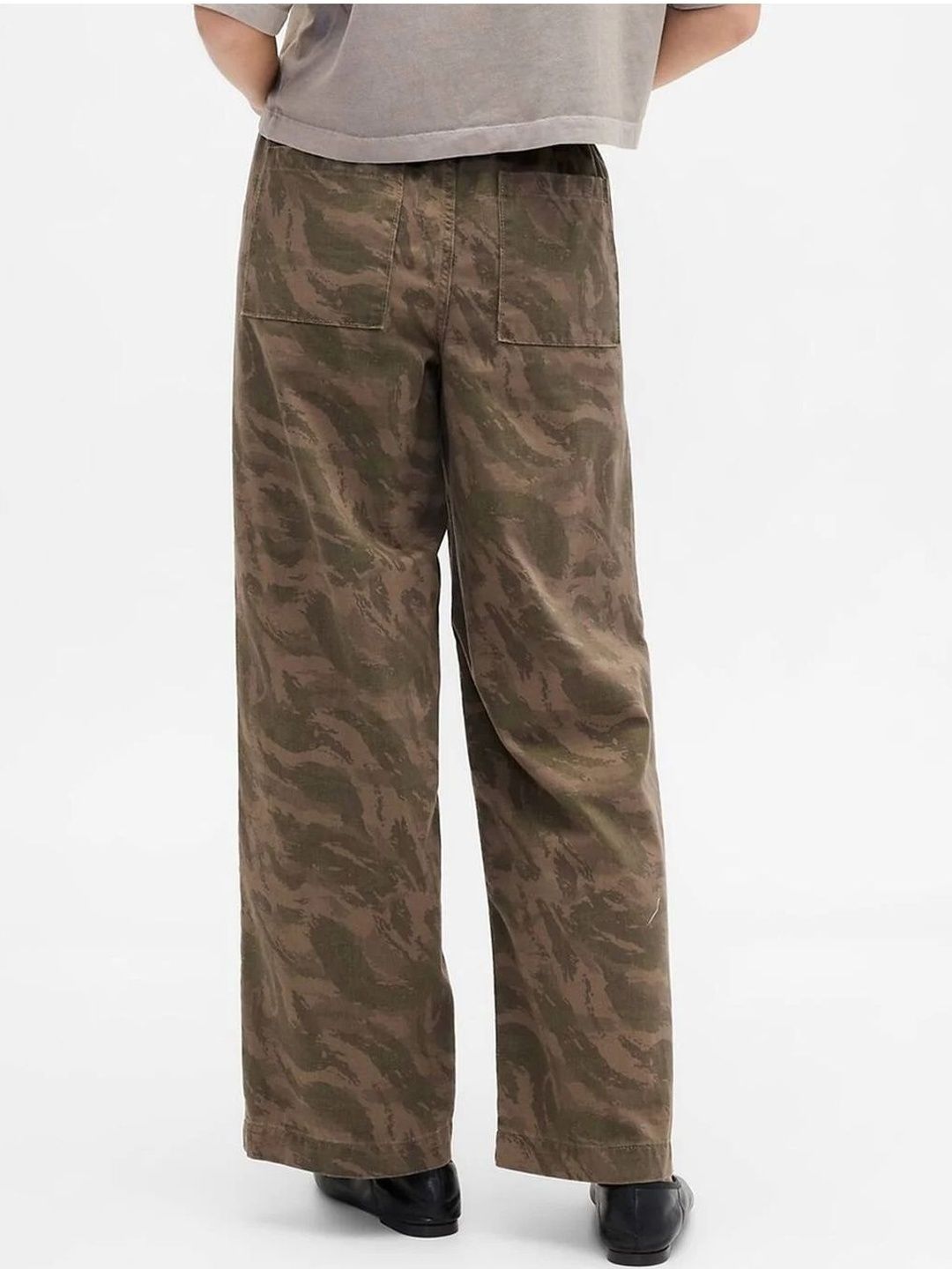 Camouflage Printed Cotton Clean Look Jeans