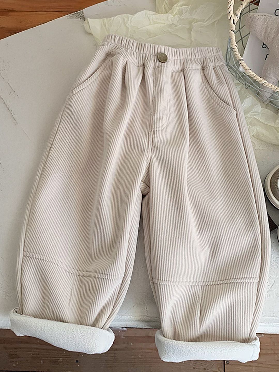 Xsole Boys High-Rise Trousers