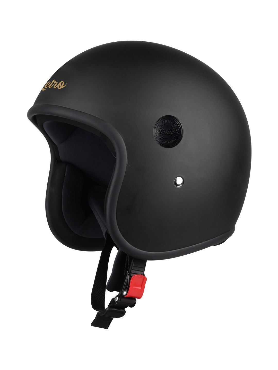 Steelbird SBH-55-RETRO UV-Resistant Open Face Motorbike Helmet